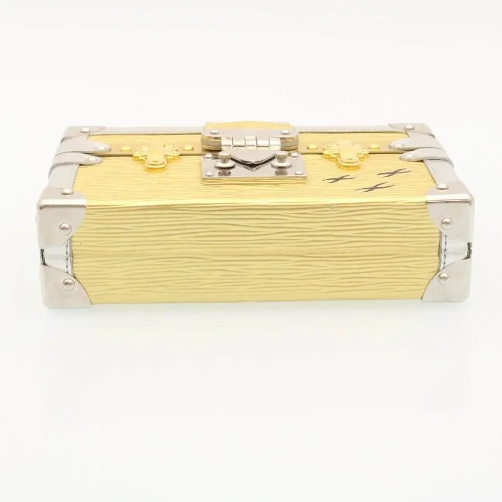 LOUIS VUITTON Epi Petite Mar Shoulder Bag Silver Gold M54652